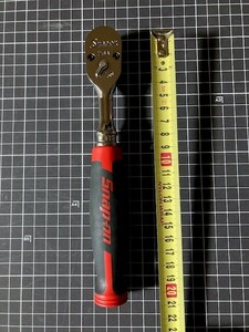 snap-on Snap-on new model soft grip FH100 3/8(9.5.) ratchet handle the first times limitation Logo 