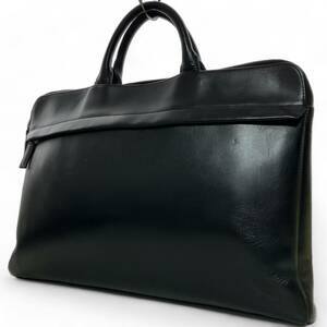 1 jpy beautiful goods to lion TRION briefcase business bag handbag leather original leather cow leather black black A4 light inset 