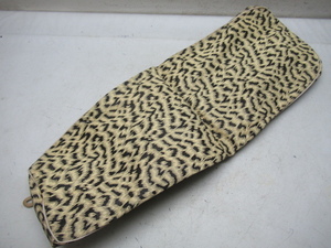 44028 Honda CB72 C92 CD250 CD125 CL250 C72 CS125 seat cover leopard print all-purpose old that time thing after market 