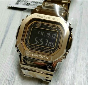  new goods unused G-SHOCK GMW-B5000GD-9JF full metal Gold digital solar radio wave men's wristwatch Casio Kimutaku wearing for model 1 jpy ~