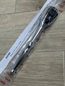 新型☆未使用【KTC】ラチェットハンドル　BR390 差込角9.5mm 90枚ギア 全長180mm