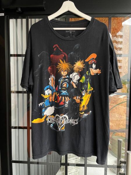 USA古着 disney x KINGDOM HEARTS ディズニー キングダムハーツ Tシャツ 半袖 ビンテージ