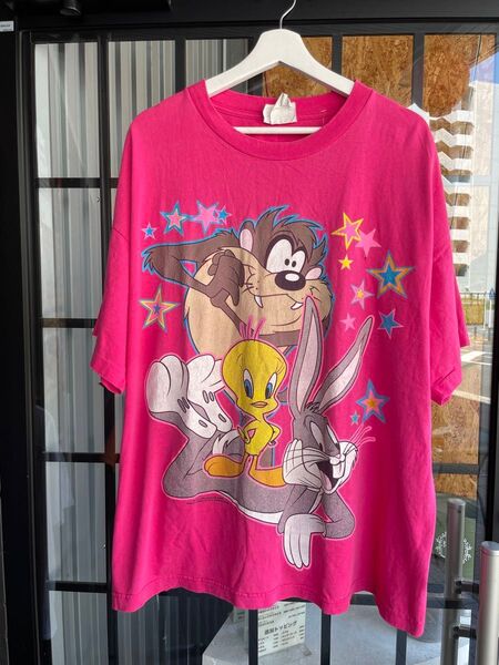 1994s 古着 LOONY TUNES 半袖 ルーニーテューンズ LOONEY TUNES トゥイーティー 2Xサイズ