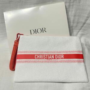 Christian Dior ディオール ノベルティ 2024 サマーコレクション ポーチ フラットポーチ 新品未使用♪