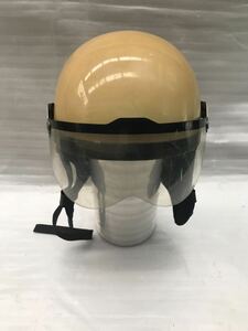  at that time mono Tachibana helmet yellow tint equipped antique Tachibana for automobile goods 