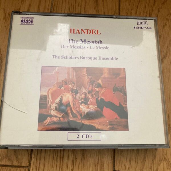 Handel: The Messiah /The Scholars Baroque EnsembleThe Scholars CD