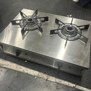  gas portable cooking stove Rinnai city gas stainless steel 