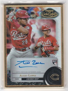 ALEJO LOPEZ (REDS) RC! 2022 TOPPS GOLD LABEL BASEBALL FRAMED AUTO AUTOGRAPH