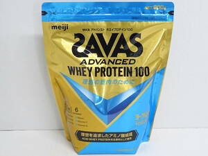 [ unopened ]HE-600* Meiji SAVAS The bus advanced whey protein 100 yoghurt manner taste 900g unopened goods 