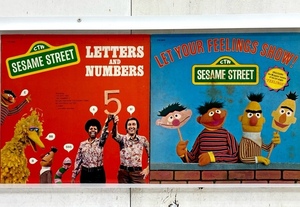 I4124/LP/米/セサミストリート Sesame Street 2点セット