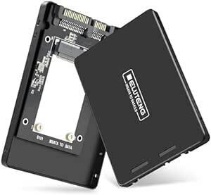 ELUTENG mSATA SSD ケース 2.5インチ msata sata 変換アダプタ アルミ合金シェル msata ssd