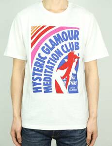 即決 未使用 ヒステリックグラマー HYSTERIC GLAMOUR RAINBOW ガールプリント Tシャツ