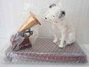 1 иен ~ товары долгосрочного хранения Victor собака кусачки HIS MASTERS VOICE керамика украшение патефон керамика производства украшение 3 позиций комплект Showa Retro не продается 