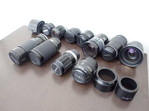1 jpy ~ camera lens together set Tamron Minolta tokina etc. junk 