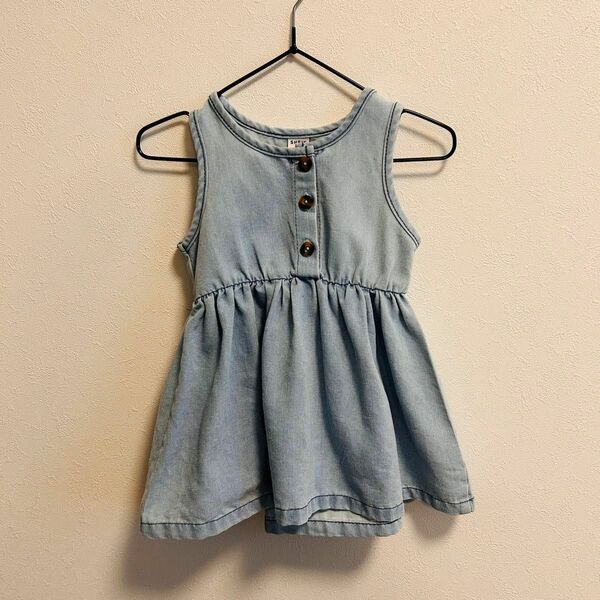 ベビー服　サロペット　ワンピース　デニム　shein 9-12M 70