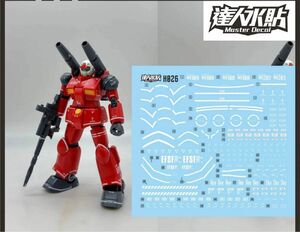 HG 1/144 ガンキャノン用水転写式デカール　他社製　ガンダム　ガンプラ　プラモデル