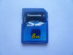 Panasonic　SDカード　8MB　
