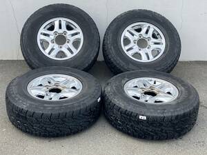 ☆ランドクルーザー 100 シグナス 純正 16インチアルミホイール メッキ 16×8J+60 PCD 150 5H 275/70R16 4本 センターキャップ付属☆