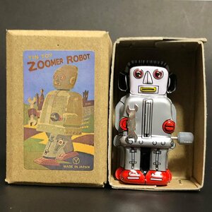 S* boxed zen my Mini z-ma- robot Wind-Up "MINI ZOOMER " SLV *S-PSTT054-1