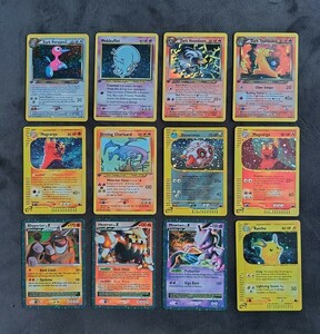 ポケモンカード 英語版 ライチュウ リザードンRaichu Charizard dark Houodoom Mewtwo 12枚 Pokemon Cards eカード 海外 PSA Base