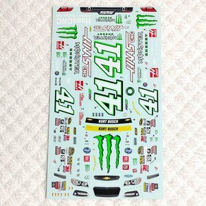 モンスターエナジー #41 Kurt Busch シェビー シボレー SS 2015-16 1/24 パワースライド デカール ( レベル Revell 対応)