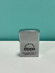 ZIPPO ジッポー オイルライター シルバーカラー 着火確認未