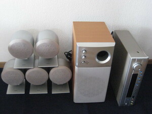 *DENON:AV amplifier AVC-5.SYSTEM-5s 5.1ch speaker set * secondhand goods 