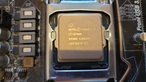intelインテル　6700K　と　マザーボードASROCK Z170-ITX/ac　PCパーツセット売り　大阪引取可能