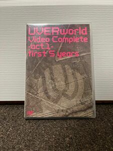 UVERworld Video Complete-act.1-first 5 years ウーバーワールド　DVD