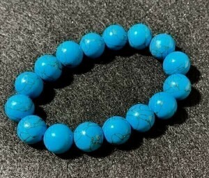 [Premio Fortuna] turquoise ( turquoise ) bracele approximately 12 millimeter implementation inside diameter 17 centimeter 304181*
