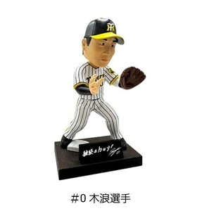 阪神タイガース　2024　ボブルヘッド　木浪　背番号0 　非売品　限定フィギュア　甲子園