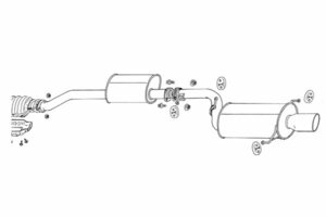 FUJITSUBO フジツボ マフラー レガリスR シルビア S14 SR20DE H5.10～H11.1 2.0 受注生産品