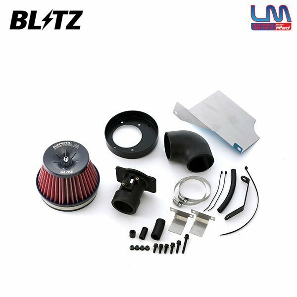 BLITZ ブリッツ サスパワー コアタイプLM レッド エアクリーナー CR-Z ZF1 H22.2～H24.9 LEA-MF6 59126