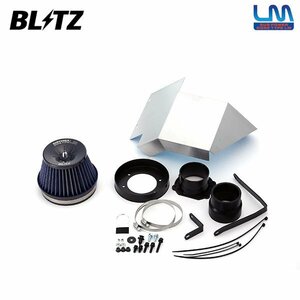 BLITZ ブリッツ サスパワー コアタイプLM ブルー エアクリーナー ランサーエボリューション 10 CZ4A H19.10～ 4B11 MIVEC MT/SST 56082