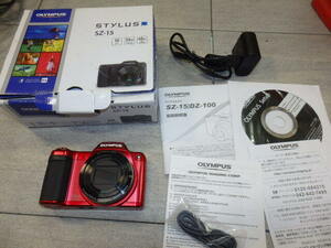 1 jpy ~ OLYMPUS Olympus STYLUS SZ-15 red digital camera compact camera accessory G52