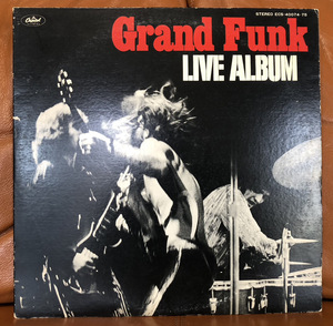 中古LPレコード Grand Funk / LIVE ALBUM RAILROAD　2枚組 グランドファンク ECS-40074 国内盤 12インチ ビニール盤 