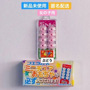 フエラムネ ごめんなサイダー 50th おまけ ミニチュア ぶどう 女の子用