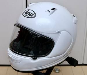 Arai　アライ フルフェイスヘルメット　QUANTUM-J クアンタムJ グラスホワイト 外観超美品 size XL(61-62)
