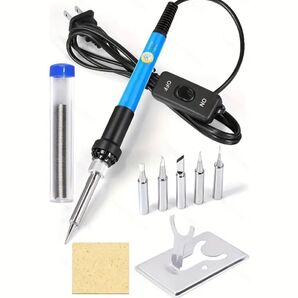 9点温度調節可能な電気はんだごてツールセット(新品)