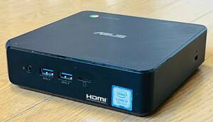 超小型PC ASUS Chromebox 3 ★ Core i7-8550U 1.8GHz / メモリ4GB / SSD 32GB / 無線 / HDMI / Chrome OS済