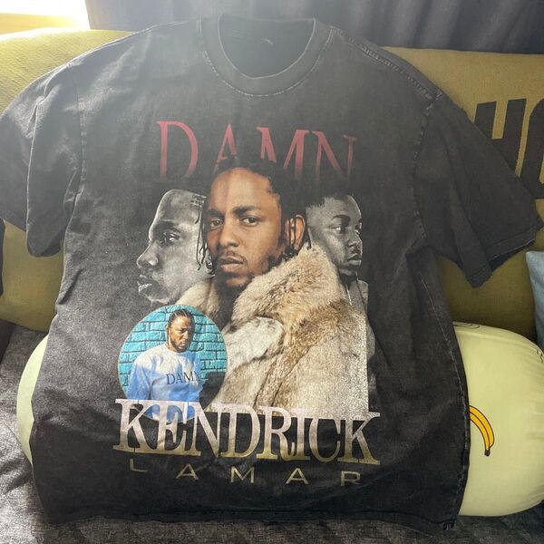 tシャツ ケンドリックラマー Kendrick Lamar ヴィンテージ加工 Lサイズ Tシャツ