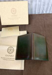  rare first exhibition there is no highest bid! this limit outright sales! considerably rare 7 color. gun zo1 jpy outright sales!GANZO cordovan horse leather card-case card-case box attaching 