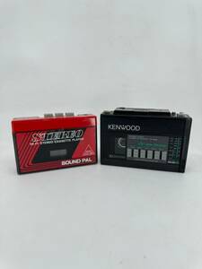 ★1円出品〜KENWOOD CP-505 SOUND PAL DCP-300 カセットプレイヤー 昭和レトロ ポータブル 希少品 ケンウッド サウンドパル