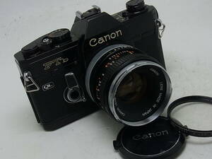 ☆ Canon FTb BL + FD 50mmF1.8 ※絞りに難あり！（ボディは、点検整備清掃済み！レンズ難ありで、サービス！）☆