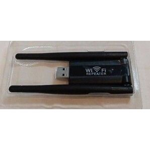 USB電源ワイヤレス WiFi リピーター 中継器 増幅器 2.4g 300Mbps 無線LAN子機