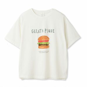 ☆バケーションワンポイントTシャツ（ハンバーガー柄）