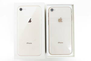 16658 小605-135　iPhone 8　本体　SIMロック端末　A1906　64GB　ゴールド　アイフォン8　Apple　中古品　ヤ60
