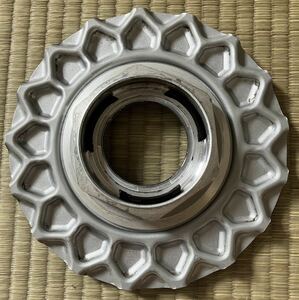 BBS ホイールキャップ　センターキャップ　RG 当時物　ロック式　1枚のみ　正規品　17cm 16インチ　17インチ 六角部アルミ オーナメント無