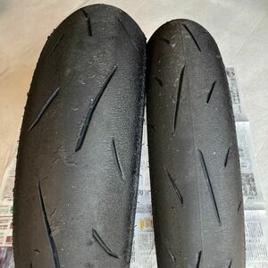 ⑤ダンロップ CBR250RR DUNLOP α13sp 110/70 150/60 ハイグリップタイヤ バリ山 前後セット