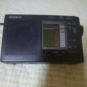 ソニー PLLシンセサイザーレシーバ ICF-SW40 BCLラジオ SW LW MW FM 日本製